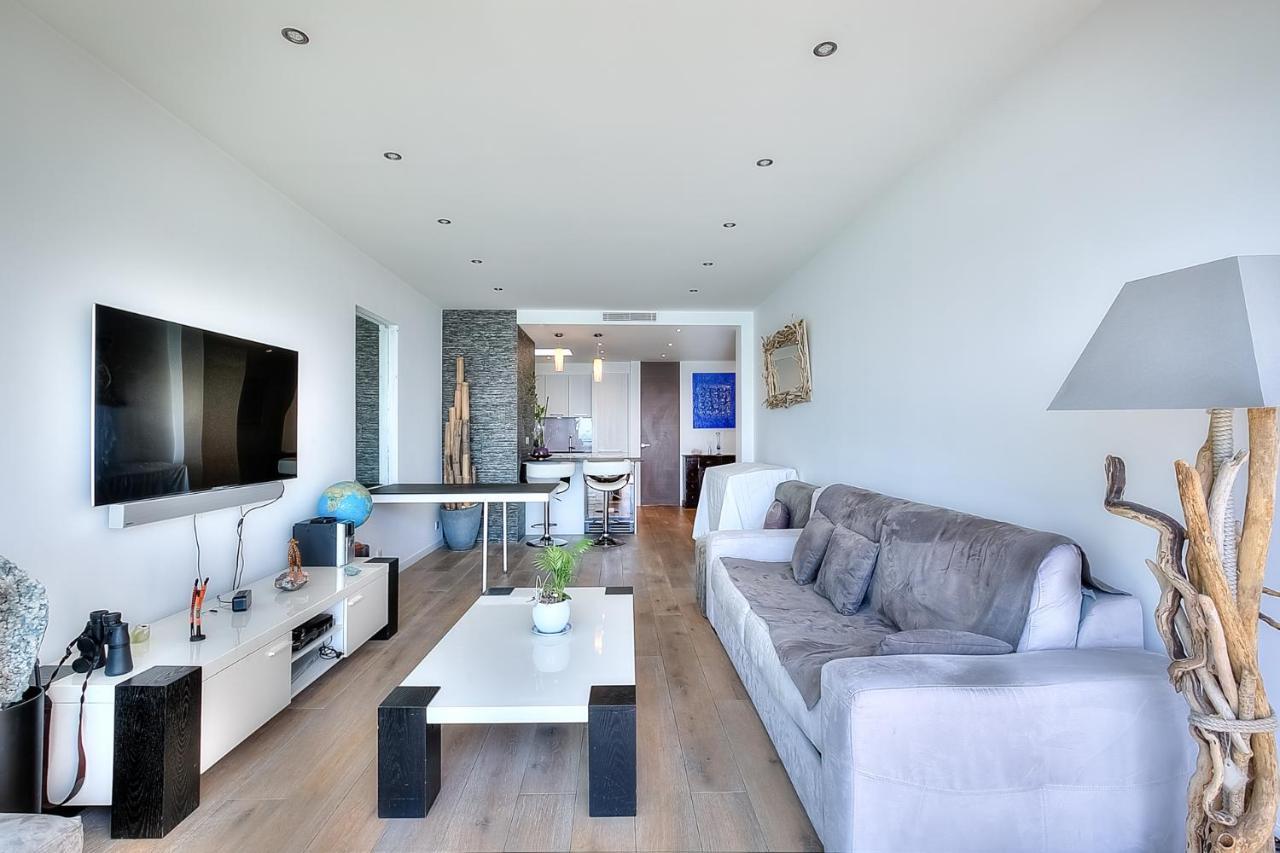 Apartamento Le Florentina, Dernier Etage Avec Terrasse, Vue Sur La Baie Des Anges Niza Exterior foto